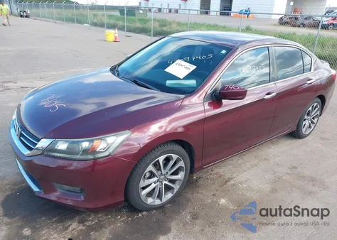 2015 Honda Accord Sport z USA, uszkodzony, nr VIN 1HGCR2F53FA057217